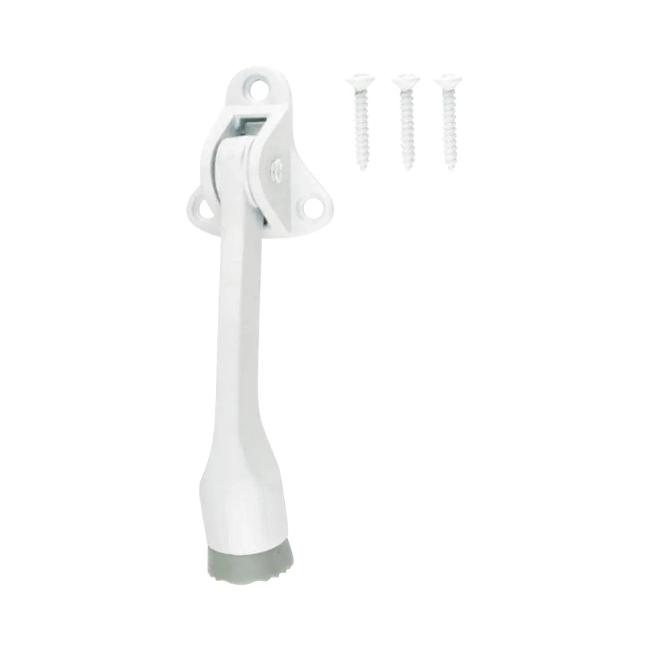 Kick Down Door Stop - White